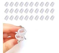 FUZVOL Lot de 30 protège-orteils en silicone doux et respirant pour éviter les frictions, les cors, les ampoules, les callosités, la prévention des blessures