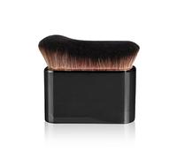 FUZVOL Pinceau bronzant, pinceau autobronzant, pinceau estompeur pour fond de teint, poudre liquide, crème, anti-cernes, pinceau cosmétique pour maquillage corporel (noir)
