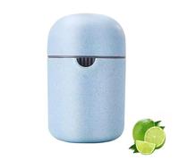 FUZVOL Presse-citron, presse-agrumes portable avec deux modes d'utilisation, presse-agrumes manuel pour différents fruits (bleu)