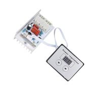 FUZYXIH AC220V 80A 10000W SCR Régulateur de tension Réglage de la vitesse Thermostat variateur Dissipation de la chaleur pour le contrôle de la vitesse du moteur Variateur numérique