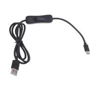 FUZYXIH Câble USB avec interrupteur de type C USB 2.0 5 V 3 A Type C vers chargeur USB A et transfert de données pour RaspberryPi 4B Hubs Câble USB Withswitch