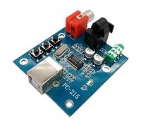 FUZYXIH Carte son USB portable PCM2704 - Carte son décodée - Module d'entraînement - Carte décodée pour ordinateur portable - Amplificateur HiFi USB