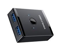 FUZYXIH Commutateur USB 3.0 pour 2 ordinateurs, claviers, souris, commutateurs USB, sélection pour 2 PC, ordinateurs portables, 1 appareil, claviers étendus, partage de souris