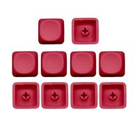 FUZYXIH Lot de 10 touches en PBT MOA - Hauteur 1U - Non gravés - Touche de caractère unique pour claviers mécaniques MOA - Hauteur du capuchon de touches