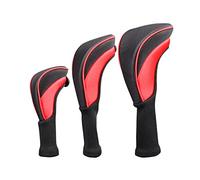 FUZYXIH Lot de housses de tête de club de golf pour bois Driver Fairway avec numéro remplaçable