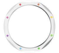 FUZYXIH Lunette en métal avec verre modéré inclus, lunette élégante en acier, installation rapide, convient aux montres intelligentes 3/4, montres intelligentes générales