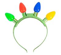 FUZYXIH Serre-tête lumineux à LED avec ampoules pour décoration de fête d'Halloween