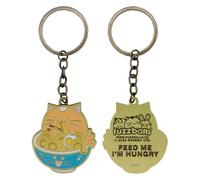Fuzzballs Whisky Noodles Porte-clés en métal numéroté édition limitée - Porte-clés à collectionner mignon personnage d'anime pour les fans