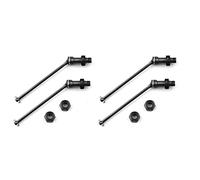 Fuzzbat Lot de 4 d'entraînement en métal CVD EA1061 pour JLB Racing Cheetah 11101 21101 J3 Speed 1/10 RC Car Upgrade Parts Accessories