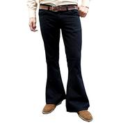 Fuzzdandy - da Uomo Nero campanello da donna in cotone Donna Vintage 60S 70S stile 30 32 34 36