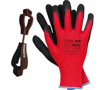 FUZZIO Jurav Lot de 24 paires de gants de travail en latex avec pinces à gants XL-10