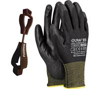FUZZIO Jurav S-7 Lot de 24 paires de gants de travail en polyuréthane