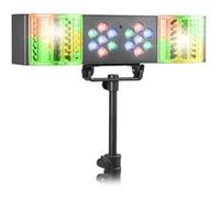 Fuzzix DerbyStar1 - Barre LED Jeux de Lumière Multi-Effets 3-en-1 | Soirées, Bars & DJ Sets