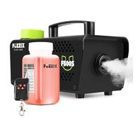 Fuzzix F500S Machine à Fumée 500 Watts avec 250 mL de Liquide - Facile à Transporter, Puissante et Compacte, Niveau de Réservoir, Idéal pour les Anniversaires, Soirées Halloween