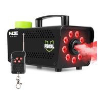 Fuzzix F509L Machine à Fumée 500W 9 LEDs RGB Noir