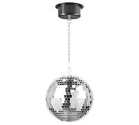 BeamZ Lighting Boule à facettes Fuzzix MB20M 20 cm PVC Moteur 230V Argent