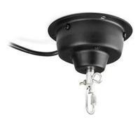 Fuzzix MBM400 - Moteur pour Boules à Facettes 40 cm, Charge Maximale 10 Kg, Élingue de Sécurité Noir