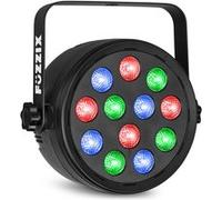 PLF12 Projecteur Party Par RGB DMX - 12 LEDs de 2 Watts, Mode DMX, Modes Automatique & Détection de la Musique