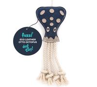 Fuzzl Otto la Pieuvre - Jouet à Mâcher en Cuir pour Chien