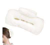 Fuzzy Claw Clip, Soft Claw Clips, Thick Hair Clips, Large Claw Clip, Non-Slip Hair Clips, Hair Clips for Women, Long Hair Clips, Strong Hold Clips, Large Soft Claw Clips for Women, for Thick Hair