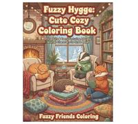 Fuzzy Hygge cute cozy coloring book