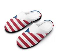 Fuzzy Pantoufles Drapeau De La République Tchèque Slippers | Pantoufle chauds chaussuresm maison Pour Fête Camping chambre à coucher