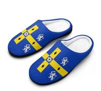 Fuzzy Pantoufles Drapeau Du Conseil Du Comté De Durham Slippers XL