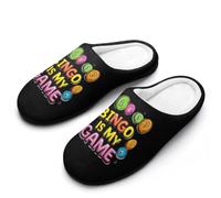Fuzzy Pantoufles Le Bingo, C'Est Mon Jeu ! Slippers | chaussuresm duveteux Pantoufle doux Pour Camping chambre à coucher Hôtels