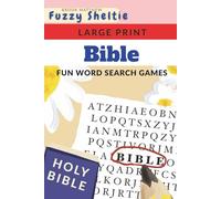 Fuzzy Sheltie: Large Print Bible Fun Wordsearch Games: Relaxing Christian Activity for Teens, Adults and Seniors