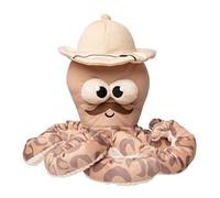 Fuzzyard Octo-Posse Chien Octoborough en peluche en forme de pieuvre pour chiens de toutes tailles (Sir David Octoborough)