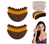 Fvaql Lot de 2 brosses pour le visage à sec, brosse contour lymphatique, sculpture du menton et de la mâchoire, masseur de drainage lymphatique pour le visage, conçu de façon ergonomique pour