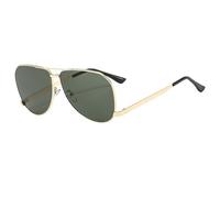 FVCTGHZ Lunettes de soleil aviateur surdimensionnées for femmes, monture ovale vintage, for la conduite(C4GoldGreen)