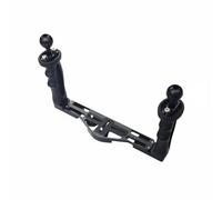 FVDPWYE 1 Support Caméra sous-Marine Plateau Métal Support Tray Poignée Double Fonction Antirouille Adapté aux Plongeurs Créateurs sous-Marins Filming, Noir