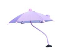FVDPWYE Parapluie de Téléphone pour Le Soleil Flexible Réglable Pratique Parapluie D'appareil Photo Parasols pour Studio Extérieur Plage Téléphone Piscine, Rose