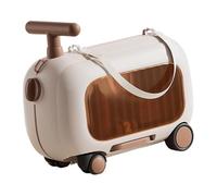 FVDPWYE Valise Enfant, Poussette, Rangement pour Bagages, Porteur pour Enfants, Brun