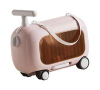 FVDPWYE Valise Enfant, Poussette, Rangement pour Bagages, Porteur pour Enfants, Rose