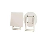 FVDZRFIE Table Ronde Pliante Table Pliante Portative Ronde avec Ensemble De Chaises for Salle À Manger Au Café(Black Square Table)