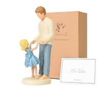 FVFVAHO Figurines Cadeaux pour Père, Sculpture Peinte à la Main Statue père-Fille, Décoration pour Fête des Pères Mariage Noël Cadeaux Commémoratifs pour Papa Nouveau Fils Mari