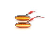 FVGOKMNA Clignotants Lampe Clignotant Latéral De Rétroviseur Compatible Avec Mazda Pour Tribute 2001-2006 OEM B01W-51-120(Black)