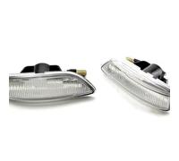 FVGOKMNA Clignotants Lampe Clignotant Latéral Pour Dynamique Ambre Compatible Avec Volvo Pour S60 MK1 2001-2009 OEM 30722642(White)