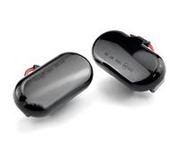 FVGOKMNA Clignotants Lampe Clignotant Latéral Répétiteur Compatible Avec Nissan Pour Versa 2004-2011 OEM 26160-AX00A(Black)
