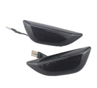 FVGOKMNA Clignotants Lampe Clignotant Pour Dynamique Feu De Position Latéral Clignotant Séquentiel Compatible Avec Opel Pour Mokka 2012-2016 OEM 95434684(Black)
