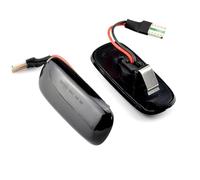 FVGOKMNA Clignotants Lampe Clignotants Dynamiques Feux Position Latéraux Séquentiels Compatible Avec A8 D2 1999 2000 2001 2002(Black)