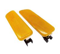 FVGOKMNA Flash Feux d'Urgence Compatible Avec Vw Pour Jetta MK4 1999 2000 2001 2002 2003 2004 2005 Feux De Position Latéraux Avant Clignotants Indicateurs Clignotant Lentille(Yellow)