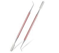 FVION 2 pièces Peigne Séparateur Cils - Pinceau À Cils pour Rehaussement de Cils Outil Brosse de Cils Extension et Teinter Lash Lift - Rose