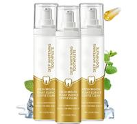 FVNA Blanchissant Dentifrice,Bright White Dentifrice,Blanchissant Instantané,Whitening Toothpaste Natural Mild and Non-irritating White Toothpaste,Anti-Taches Intensif,Enlève Taches Tabac,Café,Thé (3)