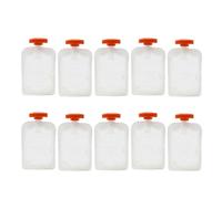 FVPKYUR 10 Pièces Kit De Sacs De Nourriture Pour Bébé, Gourdes Réutilisables Pour Compotes Et Purées, Pochette Gourde Réutilisable Aliments, Sac Pour Nourriture De Bébé Pour Yogourt Pochettes