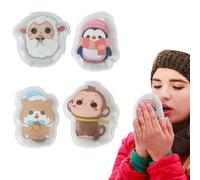 FVPKYUR Boules Chauffantes de Poche Forme Penguin, Chaufferette Main Cliquet, 4 Chaufferettes Portables pour Cadeau Anniversaire Enfant Camping Hiver
