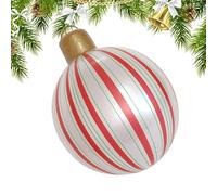 FVPKYUR Décorations de Noël Extérieur Boules | Ornements Sphériques Gonflables - Décorations PVC pour Jardin Extérieur Fêtes de Noël et Jardin