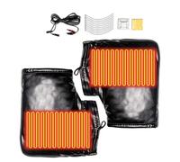 FVPKYUR Moufle De Poignée De Motocyclette,Housse 12V Résistante Au Vent | Manchons De Guidon De Motocyclette Étanches,pour Hiver Scooter Quad Vélo Trajet Motoneige Voiture Électrique